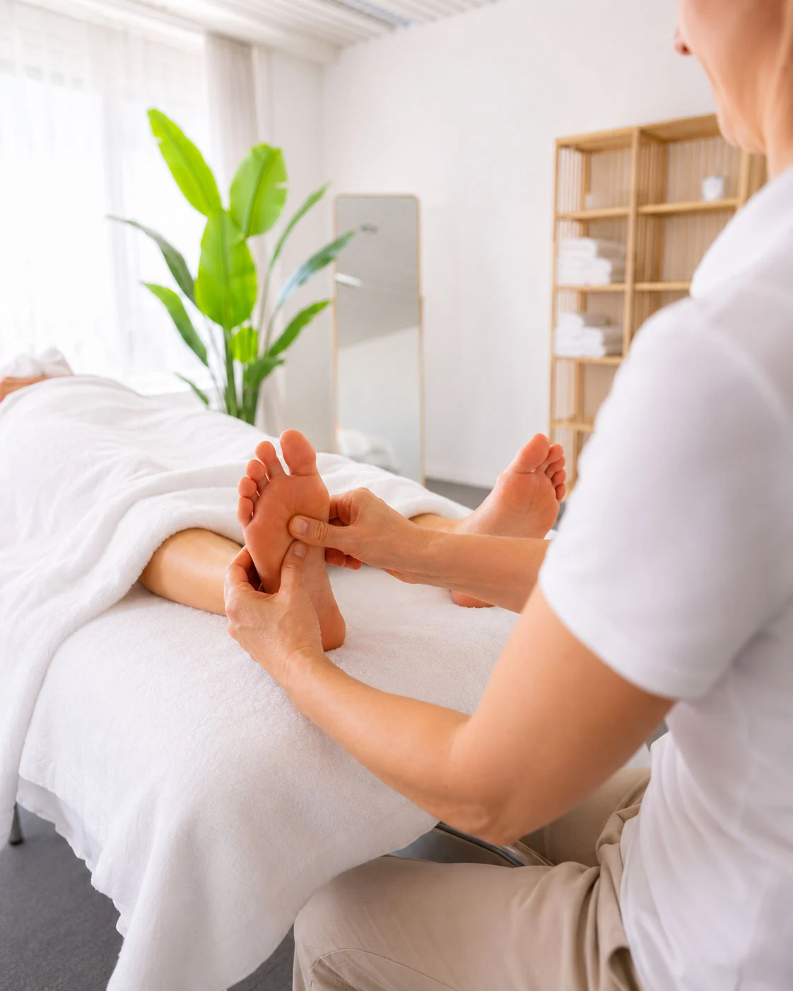 Fussreflexzonenmassage – ruhige Behandlung für Gäste aus Neuenhof